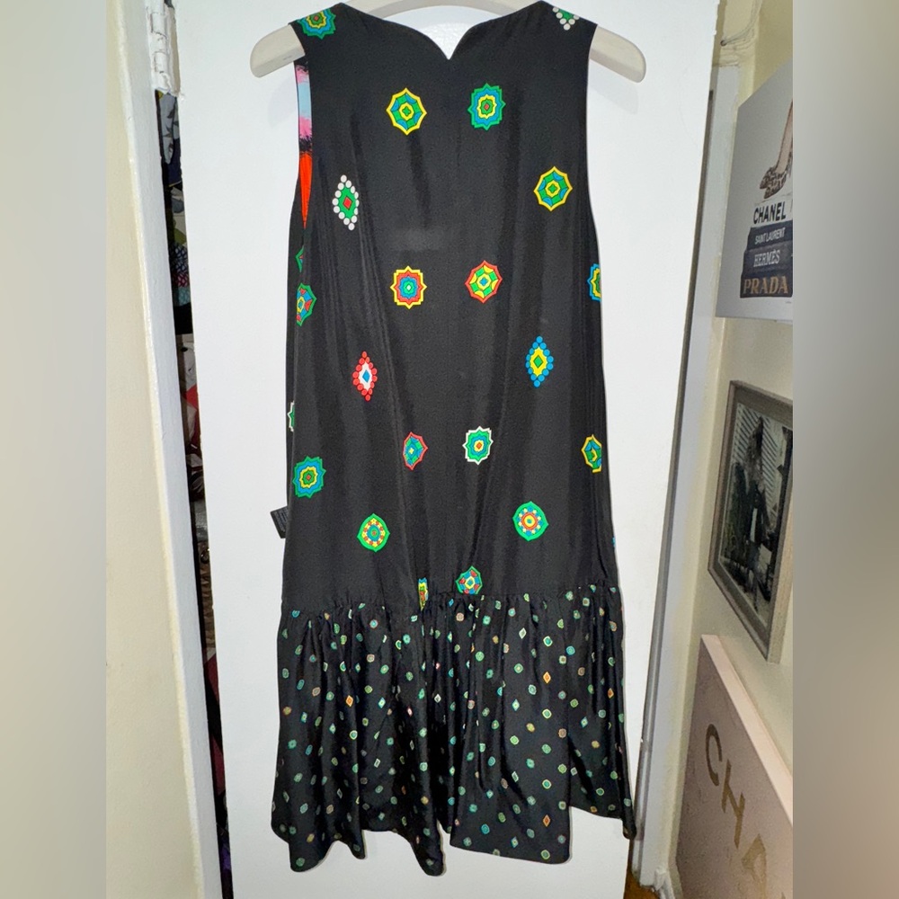 🐅Kenzo x H&M Reversible Silk Drop-Waist Dress – Size 10 (Two Dresses in One!) ✨ - Picture 6 of 8